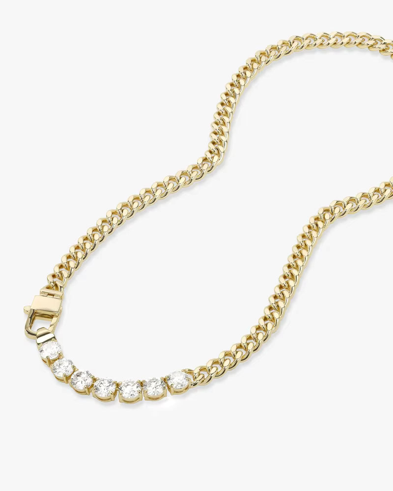 14K Gold Plated Zircon Necklace