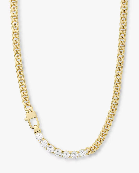 14K Gold Plated Zircon Necklace